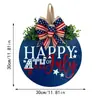 Chenlin transfronteiriço novo dia da independência porta parede pingente decoração de casa etiqueta pingente Guirlanda placa de porta etiqueta de madeira