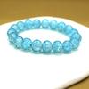 Pulsera de Cuentas de Vidrio Hielo Degradado de 8 mm Estilo Nuevo Pulsera de Cristal Palomitas de Maíz para Mujer Giro Manual Suave Estilo Igual al de Caperucita Roja