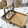 Estante para tazas estilo chino, estante de almacenamiento para tazas, estante colgante para tazas de vidrio, estante para tazas de té boca abajo, estante para vasos de agua de sala de estar