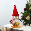 Decoraciones Navideñas Transfronterizas Pingüino Luminoso Colgante Colgante Pequeño con Luz Muñeca Muñeca Colgante de Árbol de Navidad Colgante