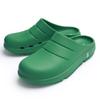 Pantuflas Antishock Cerradas sin Cierre, Pantuflas Negras Transpirables Antideslizantes de Eva para Trabajo de Chef y Seguridad, Zapatos para el Hogar