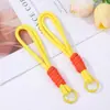 Novo Copo de Água Estilo Coreano Dopamina com Cordão Trançado Bolsa Chaveiro Ornamento de Cordão de Miçangas Perler DIY Acessórios