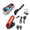Medidor de código transfronterizo luz de bocina luz de carga USB luz delantera luz trasera traje bombilla T6 ciclismo nocturno luz de bicicleta linterna