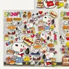 Adesivos 3D em Relevo do Snoopy Desenho Animado Fofo DIY Decoração para Celular e Tablet Adesivos à Prova d'Água para Diários e Computadores