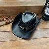 Sombrero Cowboy Nuevo de Verano Transfronterizo Sombrero Romano Retro para Montar Grande Sombrero de Sol para Acampar a Caballo Sombrero Grande para Montar Sombrero Occidental