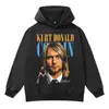 Sudadera con capucha acid wash nueva de otoño e invierno de Nirvana Kurt Cobain, sudadera con capucha de pareja estilo retro americano de alta resistencia para la calle