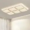 Luz Principal da Sala de Estar Estilo Creme Luminária de Teto 2025 Nova Celebridade da Internet Luzes Estilo Moderno Simples Estrela