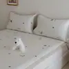 Cama de Resfriamento de Seda de Gelo para Dachshunds Conjunto de Três Peças para Quarto com Ar Condicionado Infantil Dormitório de Estudante Tapete Macio Lavável à Máquina
