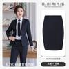 Traje de negocios azul zafiro Four Seasons para mujer, sin planchado, para hombre, para banco, para trabajo, traje de vestir