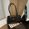 Bolso de Mano Retro de Gran Capacidad Transfronterizo Bolso de Mujer Tendencia Nueva Otoño 2026 Bolso Clásico para el Antebrazo Bolso de Bowling