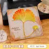 Marcador de Página Metálico Hoja de Arce, Marcador de Lectura Creativo con Forma Especial de Hoja de Ginkgo, Clip para Páginas de Libros, Marcador de Estudiante Exquisito y de Alta Gama
