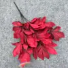 Paisajismo con Vegetación Artificial Manojo de 5 Púas de Hojas de Lujo, Hojas de Fuegos Artificiales, Hojas de Uva, Adornos para Decoración de Sala de Transmisión en Vivo, Pared de Plantas
