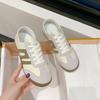 Zapatos Desun para mujer 2024, nuevos zapatos vintage Forrest Gump, zapatillas planas informales, zapatos blancos combinables, zapatos plateados para mujer