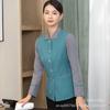 Macacão de limpeza manga longa feminino outono e inverno uniforme camareira de hotel terno de limpeza tia de propriedade hospitalar