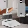 Set de Escoba y Recogedor Mejorado, Autolimpiante con Dientes en el Recogedor, Barrido Interior y Exterior, Ideal para Uso en Casa con Perros Gatos Mascotas, Escoba y Recogedor de Pie
