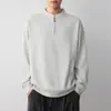 Sudadera Momeike para Hombre con Media Cremallera de Alta Inteligencia para el Trabajo, Nueva Sudadera Texturizada para Hombre Otoño 2026 55958