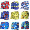 3-15 anos de idade calções de banho das crianças menino traje de banho dos desenhos animados boxer de secagem rápida roupa de banho do bebê para crianças grandes e meninos gordos