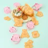 Molde para Galletas de Dibujos Animados Oso Arcoíris Simulación de Tiempo en Familia Herramienta Creativa DIY para Hornear Galletas