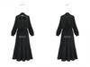 Estação Europa Vestido Longo com Estampa de Bolinhas para Mulheres Plus Size Vestido Bohemiano Plissado