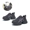 Nuevas zapatillas retro de plataforma con retazos tipo "dad shoes" para mujer, zapatillas casuales versátiles para mujer, otoño 2026, suela gruesa