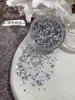 Decoraciones para uñas de arte de uñas con lámina de oro de alto brillo, fragmentos irregulares ultradelgados de 3 colores, decoraciones de uñas versátiles y de lujo ligero para DIY y uso personal.