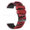 Adecuado para relojes Huawei, Xiaomi, Samsung Coros, Correa de reloj de silicona de dos colores estilo Coros, Universal 22 mm