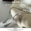 Pulseira de porco com nariz de cristal de gelo em prata pura S925, novo design moderno, simples e de alta qualidade, luxo leve, corrente ajustável, acessório versátil