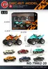 Transfronterizo 1:32 Jeep Wrangler Siete Puertas Sonido y Luz de Empuje Hacia Atrás Aleación Vehículo Todoterreno Modelo Adorno Juguete para Niño