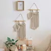 Tapeçaria de Borla Feita à Mão Estilo Ins Transfronteiriço da Moda Tapeçaria de Parede Ambiance para Decoração de Parede de Sala de Estar de Pensão Peça Pendurada