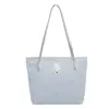 Bolsa Grande Bolinhas Estrela Doce para Mulheres 2026 Nova Bolsa Tote de Grande Capacidade Outono Simples Bolsa Escolar para Estudante Universitário