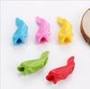 Papelería Creativa Silicona Pez Pequeño Agarrador de Bolígrafo Agarrador de Bolígrafo para Niños Corrector Agarrador de Bolígrafo Postura Positiva