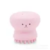 Pequena Escova Facial Polvo Medusa Escova de Limpeza Facial de Silicone Polvo de Silicone Escova Facial de Massagem de Dupla Face