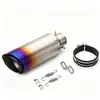 Adecuado para Kawasaki Ninja 400 250 Yamaha R15R25R3Zx6R10R Tubo de Escape Modificado Cola de Escape