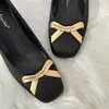 Zapatos Planos con Plataforma Metálica que Aumentan la Altura 7cm para Mujer 2025 Nuevo Estilo para el Trabajo Sin Cansar Puntera Cuadrada Zapatos de Tacón Alto
