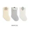 Calcetines para recién nacidos Invierno Nuevo estilo Forro polar Gruesos Dibujos animados Sin costuras Calcetines para bebé para recién nacidos y bebés Otoño e Invierno Calcetines de tubo medio