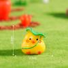 Lindo Dibujo Animado Kawaii Pollo Artesanías de Resina Hogar Coche Pequeños Adornos Decorativos Micro Paisaje Accesorios de Joyería