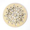 Tapete de Mesa de Madeira Natalino Antiescaldante Isolante Térmico Porta-copos de Madeira Floco de Neve Corte Montagem Própria Utensílios Domésticos Tapete Decorativo de Mesa