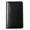 Bolsa com zíper de folhas soltas em couro PU reunião de negócios A6 agenda espiral bloco de notas A5 fichário com impressão de LOGOTIPO