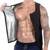 Amazon Conjunto de Moletom com Zíper para Corrida Esportes Yoga Masculino e Feminino Túnica de Moletom Colete de Suor para Fitness Abdominal