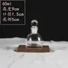 Botellas dispensadoras de perfume al por mayor, Botellas de vidrio transparente, Botellas de aromaterapia con tapa, Botellas de aromaterapia selladas de suministro directo de fábrica, Botellas vacías