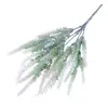Flor Artificial Atacado Espiga de Trigo 5 Galhos Lavanda Aveludada Artificial Decoração de Casa Planta Artificial Aveludada Buquê Artificial