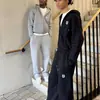 Conjunto Esportivo Unissex de Moda de Rua Hip-Hop com Zíper, Caimento Solto, Novo, Transfronteiriço Europeu e Americano