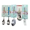 Cuchara Gruesa de Acero Inoxidable Meijianyang Cuchara Doméstica para Sopa Cuchara para Comida Occidental Cuchara con Mango Largo Cuchara para Remover Postre Arroz