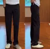 Pantalones de Negocios Casuales de Moda para Hombre de Otoño Nuevo, Elegantes y Versátiles, Color Sólido, Corte Recto, Cómodos, Diseño Limpio, Corte Holgado con Efecto Plisado