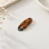 Horquilla de Acetato Forma de Gota de Agua de Gama Alta Pinza de Pato Ámbar Pinza Pequeña para Niña Linda Pinza para Flequillo Lateral