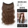 Peruca de cabelo longo e cacheado ultraleve e fina, peça de extensão de cabelo invisível sem costura, reedição de volume adicional para cabelo