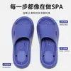 Pantuflas de Suela de Masaje Antiolor de Eva Alemana para Mujer, Talla 26, Nuevo Modelo de Verano, Secado Rápido, Antideslizantes, Sandalias Caladas para Baño y Uso en Casa