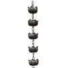 Cadena de Drenaje de Agua de Lluvia Estilo Chino para Patio de Villa, Cadena de Drenaje para Techo de Patio de B&B, Cadena Decorativa para Canalón de Agua de Lluvia