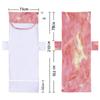 Cubierta de Microfibra para Silla de Playa Toalla Reclinable Bolsa para Toalla de Playa Impresión Digital 3D Color Tie Dye Cubierta para Silla de Playa