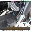 Tornillos de aleación de titanio para motocicleta Zxjc Zhang Xue 500 Rr, Tornillos modificados, Titanio quemado dorado, Negro caramelo